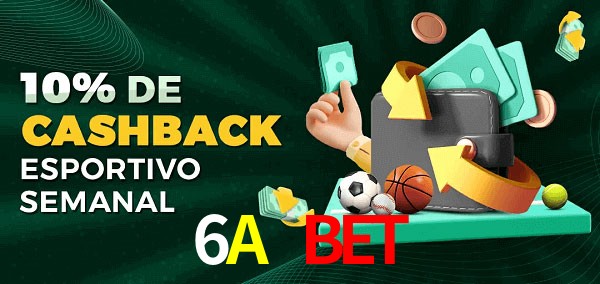 10% de bônus de cashback na 6A Bet